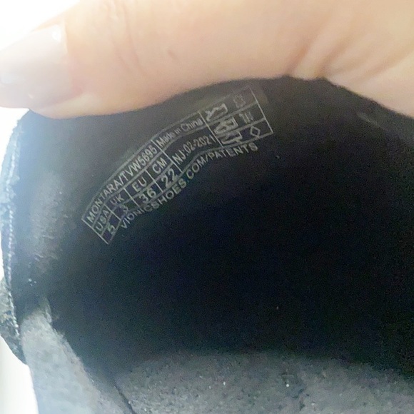 Vionic Montara Black Suede Braided Detail Slip On Loafers size 5 women's - Picture 11 of 11